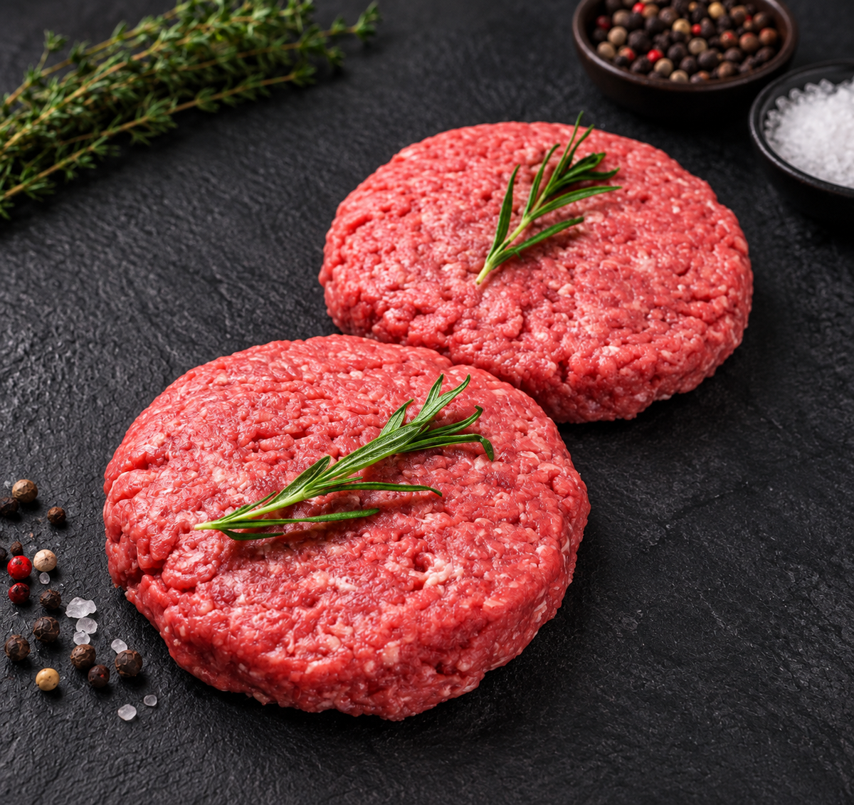 House Special Beef Burger Patties 4 ounce - Pack of 6