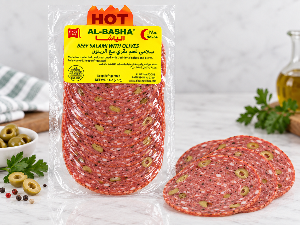 Beef Salami with Olives